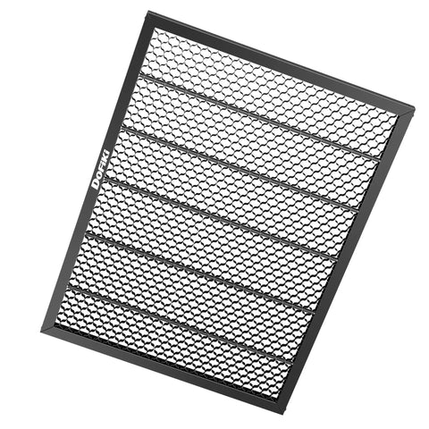 Front view of Honeycomb Laser Bed Plate For Falcon A1 And A1 Pro With Aluminum Bottom Panel Top Notch Temperature Shield Precision Support