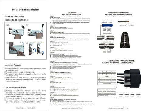 Installation guide for Dodge Ram Fuel Pump Module Assembly E7093M For 1993 To 1997 Ram 1500 2500 3500 Trucks