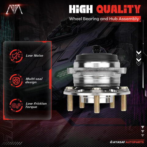 Rear Wheel Bearing And Hub Assembly Compatible With Hyundai Palisade 2020 2023 And Kia Sorento 2016 2020 And Kia Telluride 2020 2023 Fwd featuring low noise design and multi-seal configuration