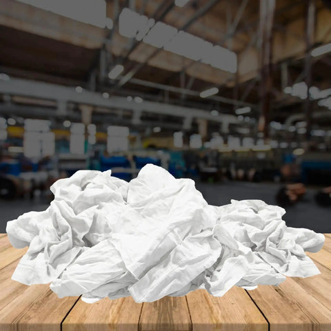 Heavy Duty Recycled White T Shirt Cleaning Rags 10 Lbs Bag Bulk Multipurpose Shop Towels For Oil Grease Paint Stain Cleanup And Auto Detailing Ultra Absorbent And Fast Dry