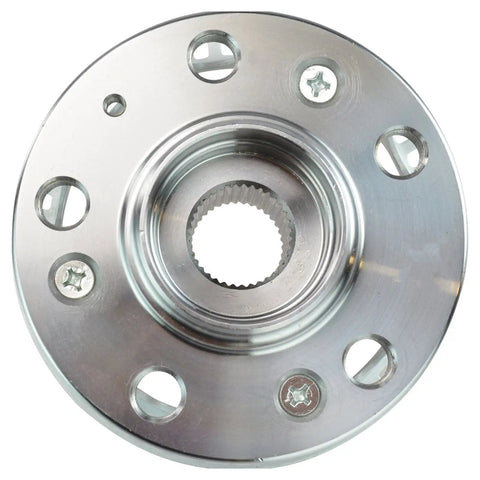 Front view of wheel hub assembly for Audi TT Quattro 2000 2006 left driver side or VW Beetle Golf Jetta 1998 2010 right passenger side