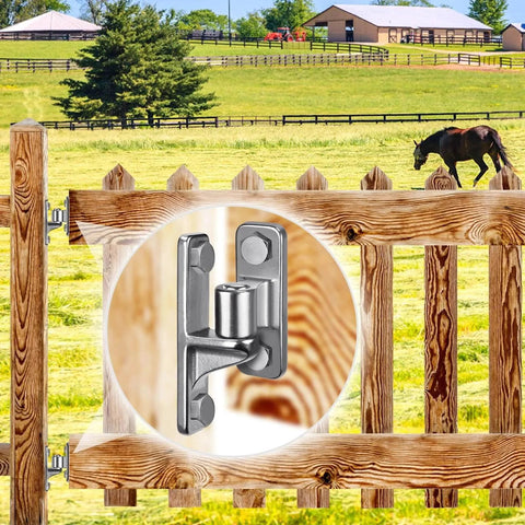 Heavy Duty 304 Stainless Steel Gate Hinges Non Welded One Piece Design Wall Mount Hinges With Five Eighth Inch Pin 600 Pound Capacity