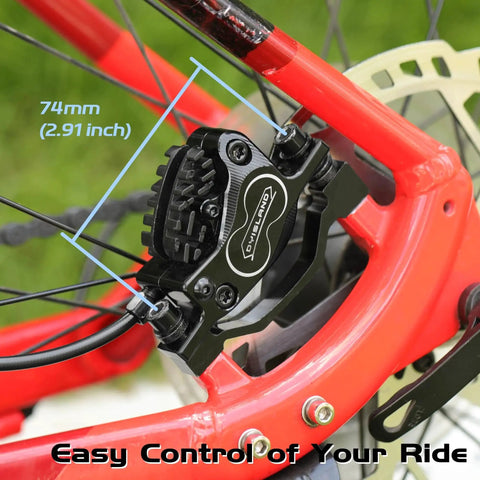 DYISLAND SD-230X MTB hydraulic disc brake caliper, black aluminum, rear brake