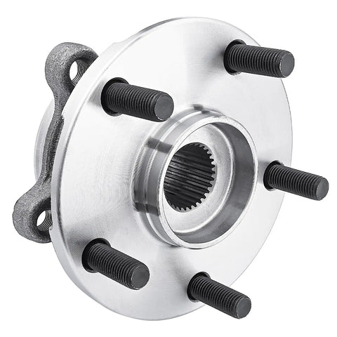 Front Wheel Bearing and Hub Assembly Pair for 2006-2018 Toyota RAV4, 2016-2020 Mirai, and 2011-2016 Scion tC, metal hub with 5 bolts