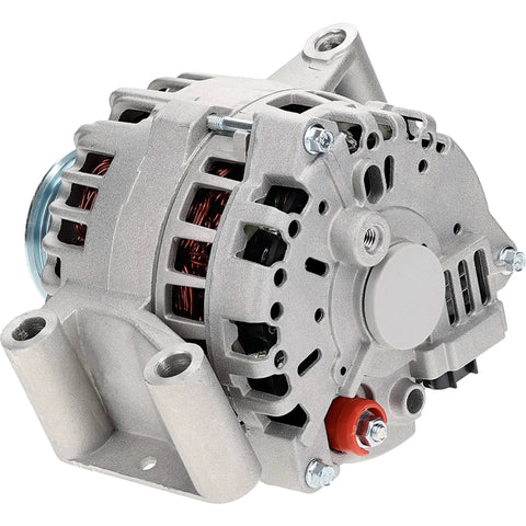 Beefed Up 12V 110A Alternator Replacement For Ford E350 Club Wagon Econoline 1999 To 2002 And Excursion 2000 To 2003 With Internal Regulator High Output Direct Fit Plug And Play Replaces 3212007 3342279 3342279A