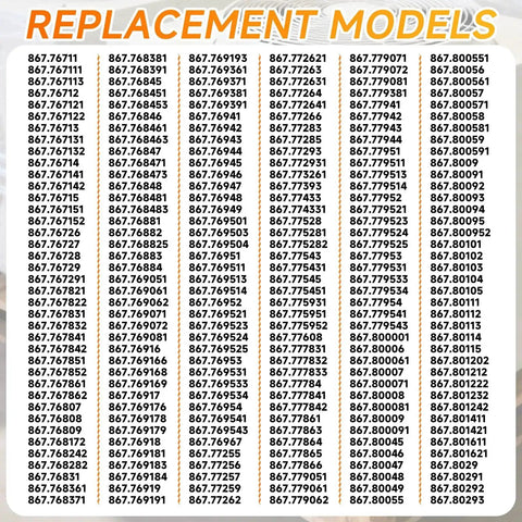 List of replacement models for General Purpose Switching Relay With 24 VAC Control Coil DPDT For HVAC And R Equipment.