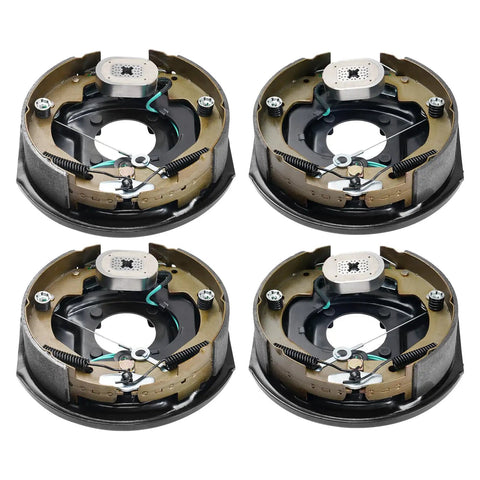 Amazon VEVOR electric trailer brake assembly set, 10 x 2-1/4 in, self-adjusting, 4-pack (2R+2L) with backing plates