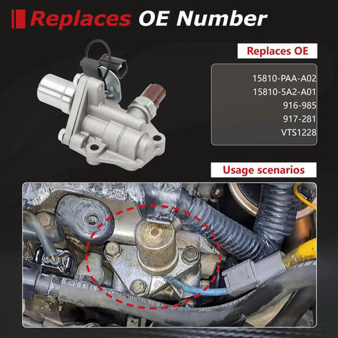 VVT Solenoid Replacement For 1998-2002 Honda Accord 2.3L 1998 Odyssey 2.3L 1998-1999 Acura CL 2.3L installed example