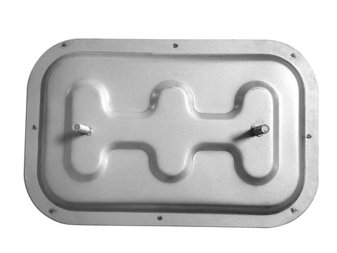 Duct access door 10x6 in, metal high-temperature grease duct, Amazon brand