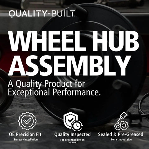 Front Wheel Bearing And Hub Assembly WH590652 For 2016 2023 Mazda CX 9 Direct Fit OE Grade Performance With Precision Machined Hub Face