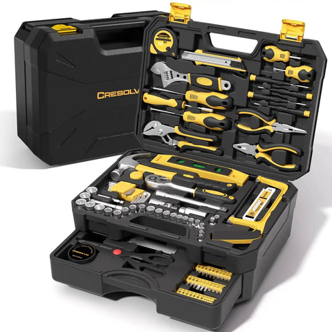 328 Piece Tool Kit For Home And Auto Hand Repair Tool Set In A Sturdy Toolbox With Drawer General Household And DIY Handy Handyman Essentials
