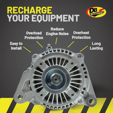 12V 136A Clockwise Alternator Replacement For Jeep Grand Cherokee 2001-2004 And Wrangler TJ 2004 Internal Regulator Solid Pulley