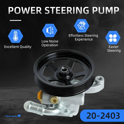 Drop In Ready Power Steering Pump With Pulley Replacement Fit For Buick Enclave 2008 2017 Chevrolet Traverse 2009 2017 GMC Acadia