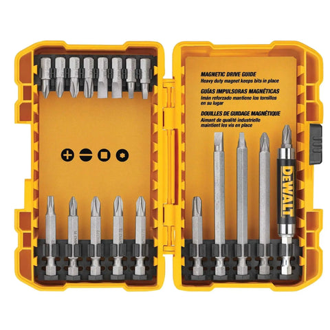 Impact Driver And Drill Bit Set With 100 Piece Kit And Connectable Storage System For Easy Bit Access And Quick Visibility Pro Grade Bit Bar Design Clear Lid Clip Latch For Secure Close DEWALT