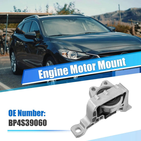 Right Engine Motor Mount For Mazda 3 2.0L L4 Gas 2004 2010 BP4S39060 displayed beside a Mazda car