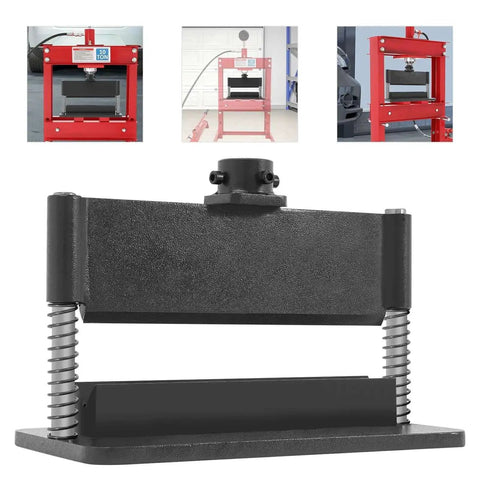 12-Inch Press Brake Attachment For 12 To 20 Ton Hydraulic Shop Press, 90 Degree Bend For 3/16 Inch Steel, heavy duty tool set display