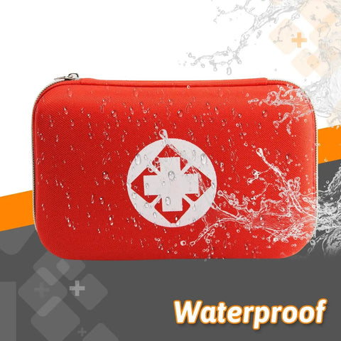 Compact 276 Piece First Aid Kit For Home Car Camping Hiking Emergency Supplies In Water Resistant EVA Bag Lightweight
