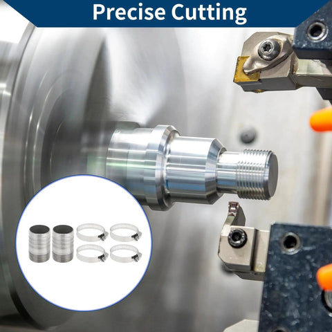 Precise cutting of 316 Stainless Steel Hose Barb Fittings I Shaped Male Thread Connector for Air Water Oil Gas Fuel, 1.6 Inch OD, 1.2 Inch BSPT.