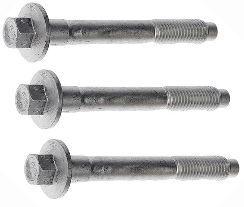 Wheel Hub Bearing Mounting Bolt Set Package Of 3 Grade 10.9 Heavy Duty Automotive Bolts That Exceed OEM Specifications Replaces Numerous OEM Part Numbers Including 34201535 Premium Hardware For Reliable Wheel Hub Installation, shown side by side