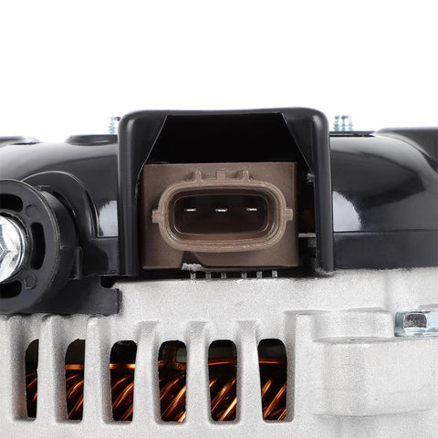 Close-up of Alternator Replacement For Toyota Camry 2002 2003 And Solara 2002 2003 Direct Fit SwapIn Ready showing connector