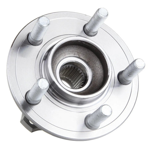 All Wheel Drive Front Wheel Bearing Hub Assembly Compatible With 2005 To 2017 Chrysler 300, 2007 To 2017 Dodge Charger, 2005 To 2008 Dodge Magnum, 5 Lug Non ABS, Pre Greased And Pre Sealed, Exact Fit Replacement