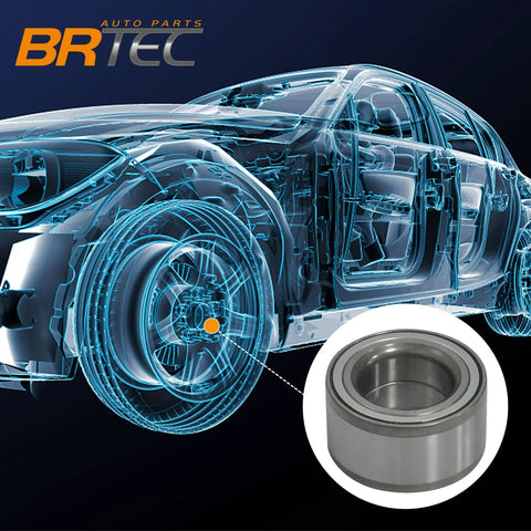 Illustration showing placement of Front Wheel Hub Bearing For Toyota 4Runner 1996-2002 Sequoia 2001-2007 Tacoma 1995-2004 Tundra 2000-2006