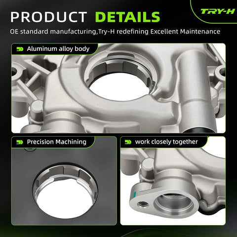 Beefy High Pressure Engine Oil Pump With O Ring 10452 Replacement For 2009 To 2023 Chrysler Dodge Jeep Ram V8 5.7L 6.4L Models