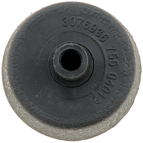 Universal Fit Window Crank Handle Knob Direct Replacement for manual vehicle windows, top view showing black textured material.