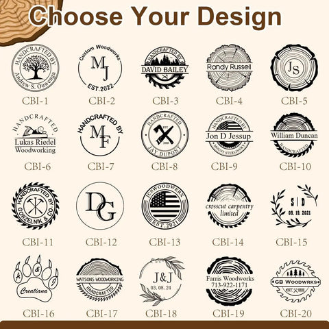 Designs for Personalized Branding Iron For Wood And Leather With Stand Electric Logo Stamp Kit Create Your Text Or Logo On Wood