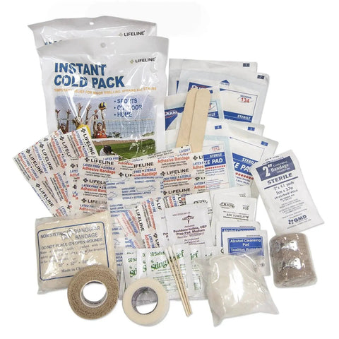 Team Sports First Aid Kit For Athletes And Outdoor Enthusiasts With Portable Foam Carry Case And Essential Medical Supplies