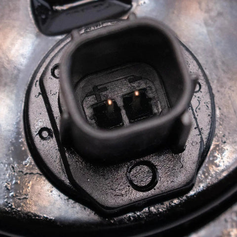 Close-up of a connector on the Drop In Rear Wheel Bearing And Hub Assembly For 19-22 Lexus ES300h ES350 And 18-19 Toyota Camry