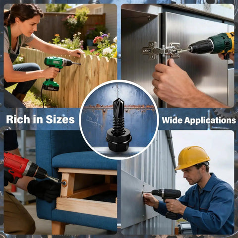 Must Have 900 Piece Self Tapping Screws Set For Metal In 410 Stainless Steel various uses in DIY projects and repairs