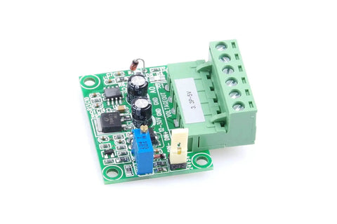 3.3V PWM To 0-10V Converter Module For PLCs And Industrial Controls, plug and play digital to analog interface, top view.