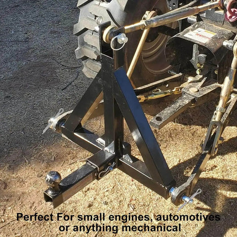 Tractor attachment with 230 Piece Cotter Pin Set With Six Sizes Stainless Steel Hairpin Fasteners for automotive and small engines.