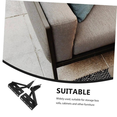 Two Pack Folding Sofa Spring Hinges For Space Saving Furniture Storage With Easy Installation And High Load Capacity Durable Door Lifting Bracket For Cabinets And Boxes Artibetter
