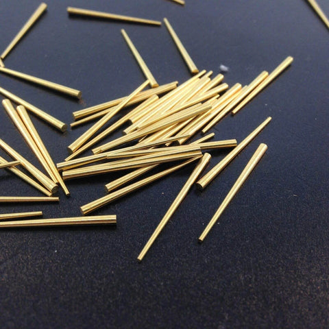 Brass Tapered Clock Repair Pins Set Of 50 Sizes.030 To.065 Inches Each 1 Inch Long For Precision Movement Repairs And Fine Clockwork Maintenance For Watchmakers And Diy Enthusiasts