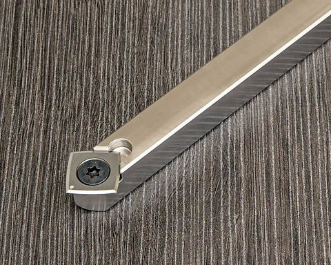 90 Degree Carbide Detailer Tool For Turning Acrylic Resin And Wood Resin Hybrids On A Lathe 12 Inch No Handle Stainless Steel Tool