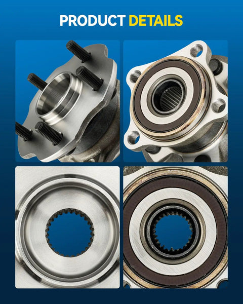 All Wheel Drive Rear Wheel Hub Bearing Assembly 512365 Compatible with Toyota Highlander AWD close-up details