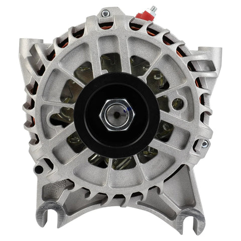 Front view of Replacement Alternator For Crown Victoria Lincoln Town Car Grand Marquis Four Point Six Liter V8 2003 To 2011 Drop-In Ready OE Style Auto Part With Precise Output Compatible With 3W1U-10300-BB 3W1Z-10346-BA.