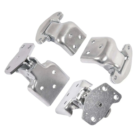 4 Piece Door Hinge Set For Classic 1971-1974 Dodge Charger Coronet Plymouth GTX Road Runner Satellite in silver finish