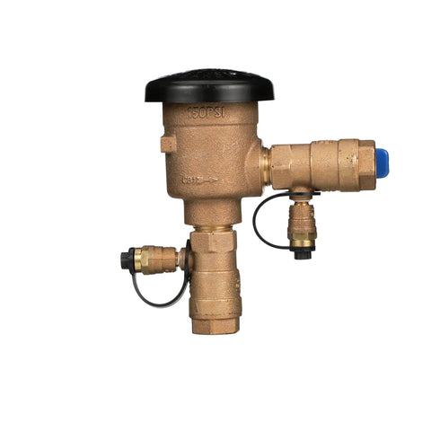 Brass Zurn Wilkins 1-720A 1-inch pressure vacuum breaker assembly for irrigation systems
