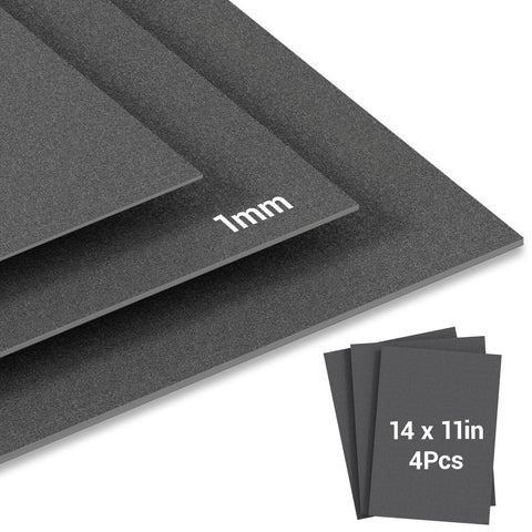 Arwnnklo non-asbestos gasket material, 4 sheets, 14 x 11 in, 1.0 mm thick, high-temperature engine and mower seals