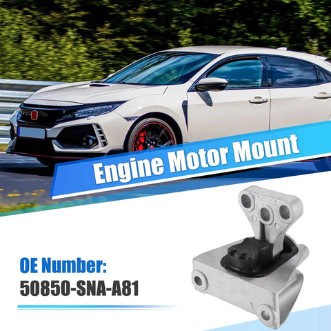 Engine Mount For Honda Civic 2006 To 2011 50850-SNA-A81 Transmission Mount with car on road and mount image