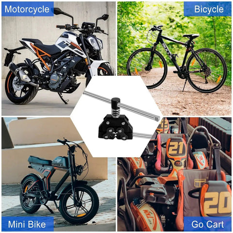 Chain Breaker Tool For 25 35 40 41 50 320 410 415 420 520 525 530 Roller Chains Detacher And Cutter for motorcycles, bicycles, mini bikes, go karts.