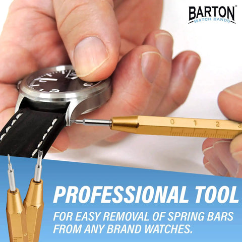 Stainless Steel Watch Link Removal Tool Kit With Built In Ruler For Quick Band Sizing Pin Extraction And Link Replacement