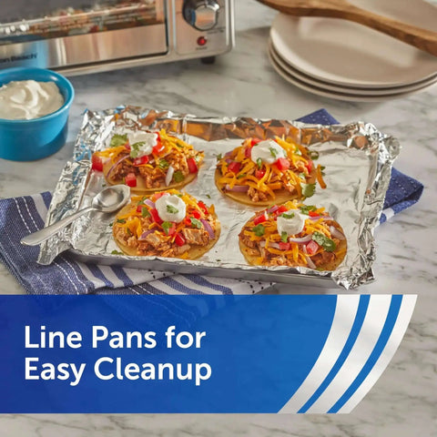 No Fuss Pre Cut Pop Up Aluminum Foil Sheets 14 By 10.25 Inches Each Pack Of 5 50 Sheets Per Box 250 Total Easy Prep for meal prep