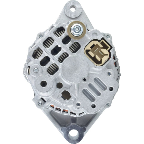 Replacement Beefy 12V 45Amp Alternator With Internal Regulator For Kubota M7040 Series Tractors rear view