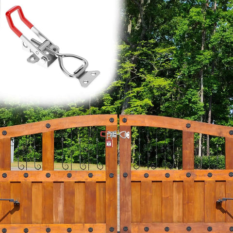 Beefy Heavy Duty Toggle Latch Clamp 2 Pack Made From 304 Stainless Steel With Quick Release Pull Latch 1320 Lbs Holding Capacity