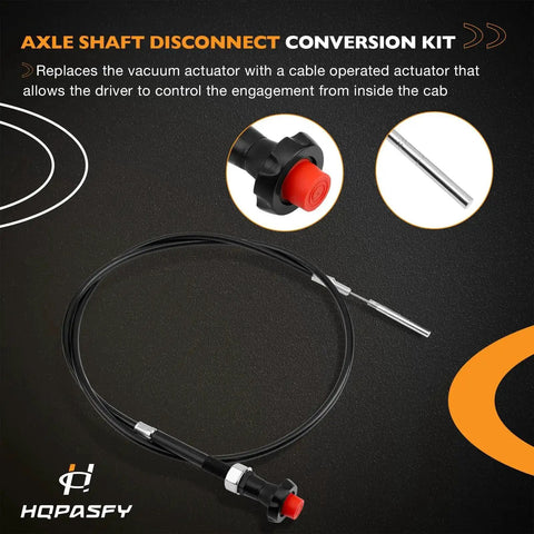 Front Axle Disconnect Kit For Jeep Dana 30 Fits Wrangler YJ 1987-1995, Cherokee XJ 1984-1991, Comanche MJ 1986-1991 Image