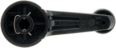 Window Crank Handle Replacement For Chevrolet And GMC Vehicles, Black And Chrome Finish, Durable OE Style Replacement, front view